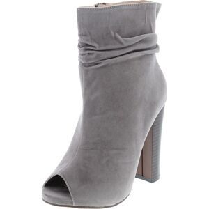 Chase & Chloe Ivy-1 Grey Womens boots 8 NEW
